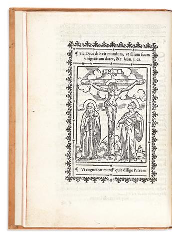 (MEXICAN IMPRINT--1607.) Juan Baptista. A Jesu Christo S.N. ofrece este sermonario en lengua mexicana.